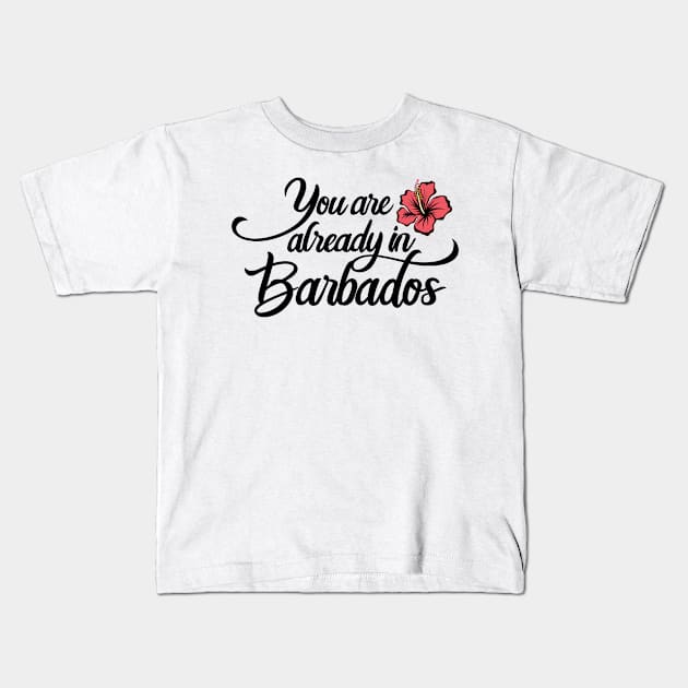 Neville Goddard - You are already in Barbados! Kids T-Shirt by Neon Galaxia